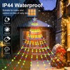 Outdoor Christmas Decoration Star Lights 480 LED Christmas Star Lights
