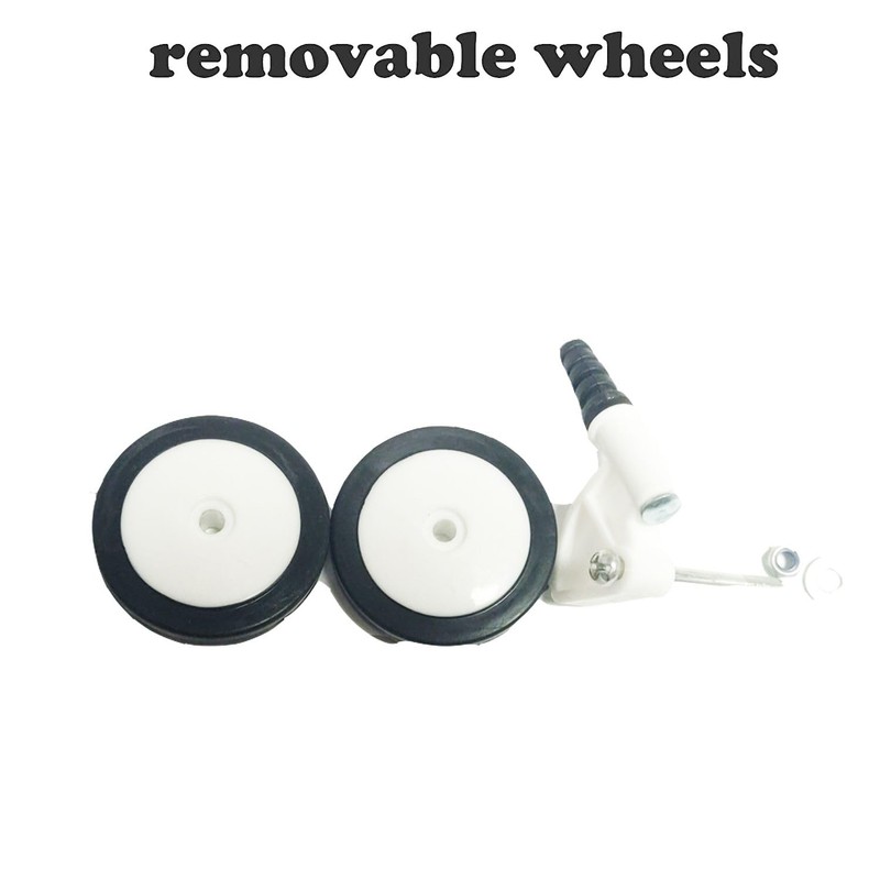 WYI Baby Walker Wheels Replacement Parts, 2'' Plastic Rubber Wheels