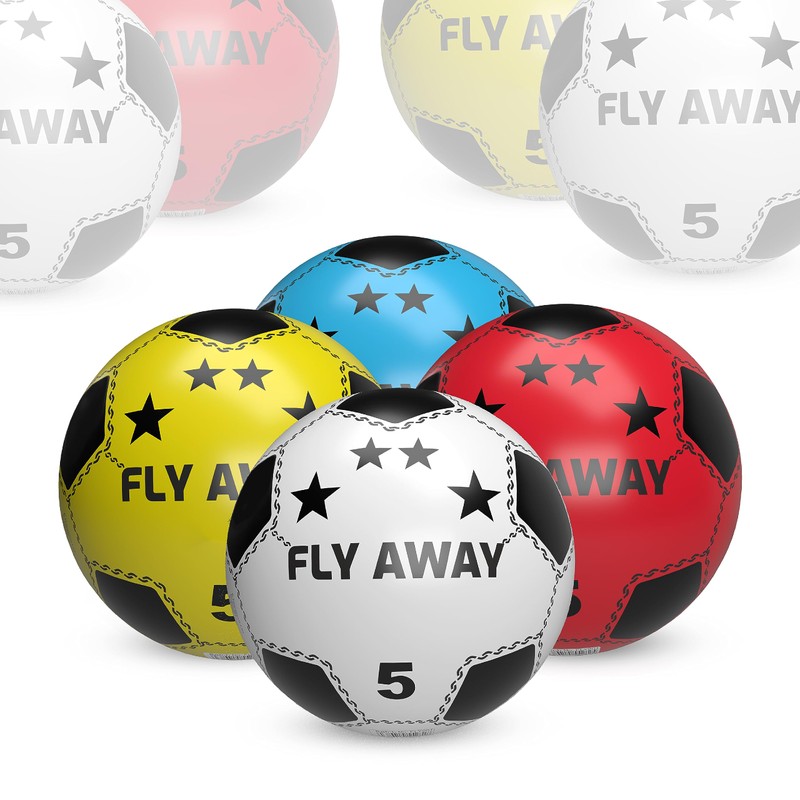 SourceDIY PVC Plastic Shoot Soccer Football suitable for Indoor Outdoor