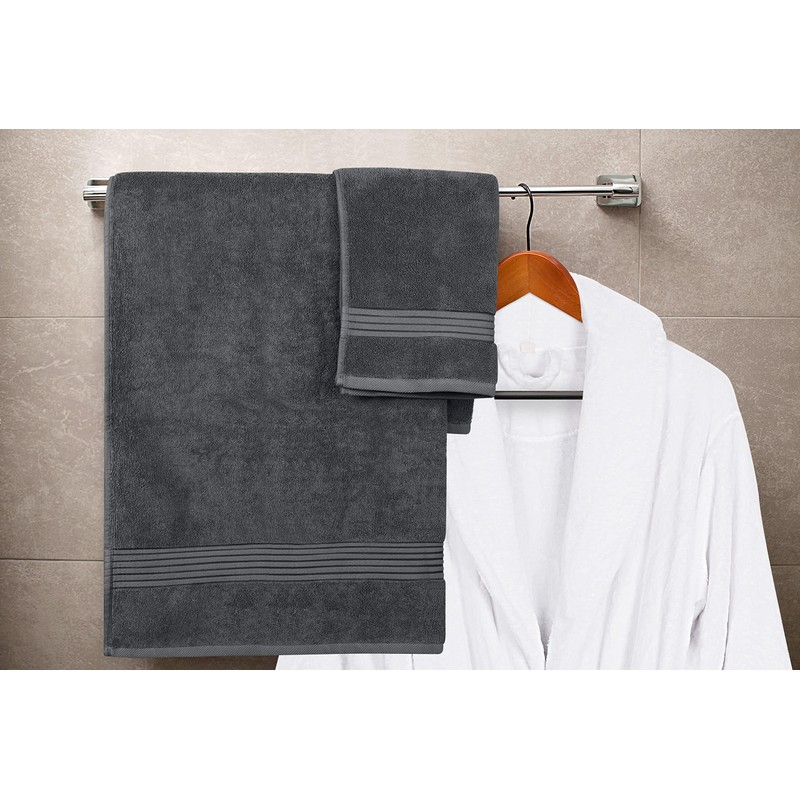Utopia Towels 8 Piece Premium Towel Set, 2 Bath, 2