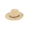 C.C Exclusive Women's Fashion Wide Brim String Trim Band Panama