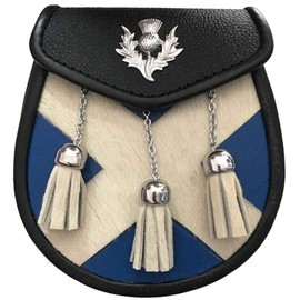 kilt sporran semi dress/Thistle badge kilt sporran