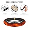 Flames Burning Fire Steering Wheel Covers,Anti Slip Sweat Absorption Elasticity