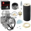 Carburetor Carb & Air Filter foam & Intake Manifold Boot