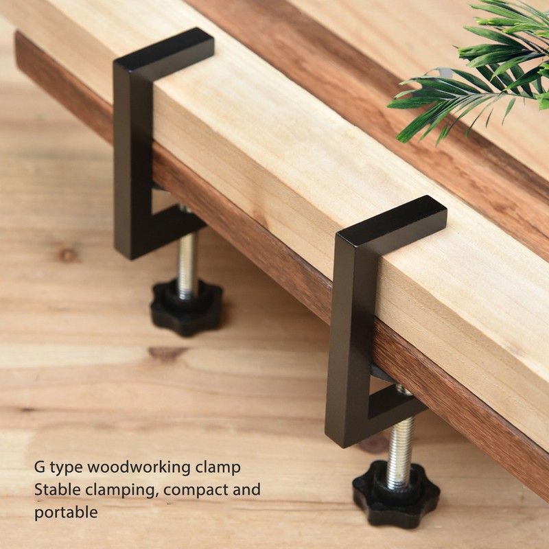 4 Pcs Woodworking Clamp 10 To 57mm Clamping Wood Fixed