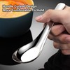 AIMALL 10 PCS Flat Bottom 304 Stainless Steel Soup Spoon,