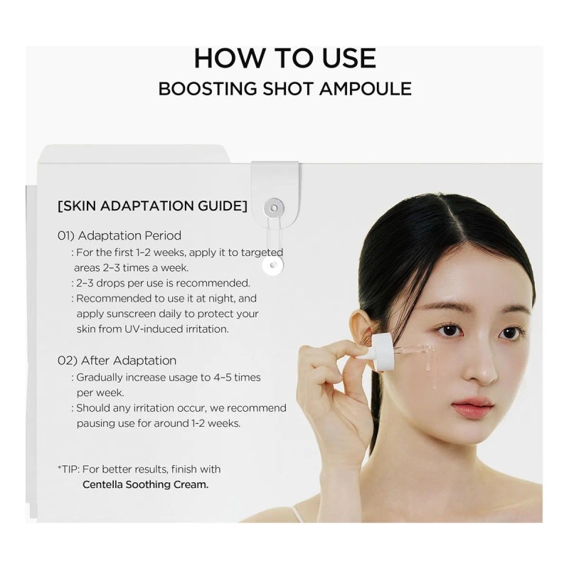 Skin1004 Niacinamide Boosting Shot Ampule Todo Tipo Piel Noche