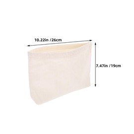 TOVINANNA 2Pcs Travel Makeup Bag Pouch Soft Zipper Cosmetic Organizer for Toiletries Skincare Compact Stylish Toiletry Storage Bags for Women for Daily Use Travel