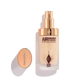 Charlotte Tilbury Airbrush Flawless Matte Foundation - Full Coverage Liquid Makeup with a Natural-Matte Finish - Smoothes & Blurs Pores - Waterproof & Transfer Resistant
