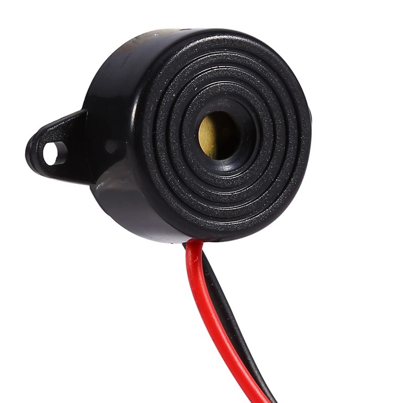 DC 3-24V Active Piezo Buzzer with Connection Cable High Decibel