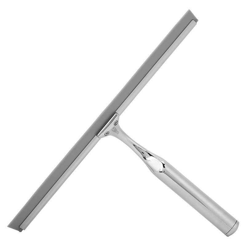 Window Glass Wiper One-Side Brush Stainless Steel with Suction Cup