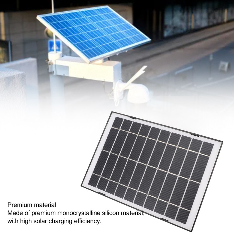 Solar Panel 10W IP65 Prevention Monocrystalline Silicon Heat Resistant Waterproof