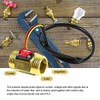 Water Flow Sensor POWERTOOL Hall Effect Flow Meter Copper Water