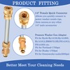 Evangenial 2-Pack Pressure Washer Gun Adapter,with 1/4'' Female Quick Connector,