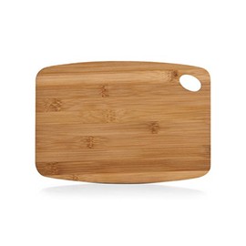 Zeller Cutting Board of Bamboo 26,5x18,5x0,8cm, Beige, 26.5 x 18.5 x 1 cm
