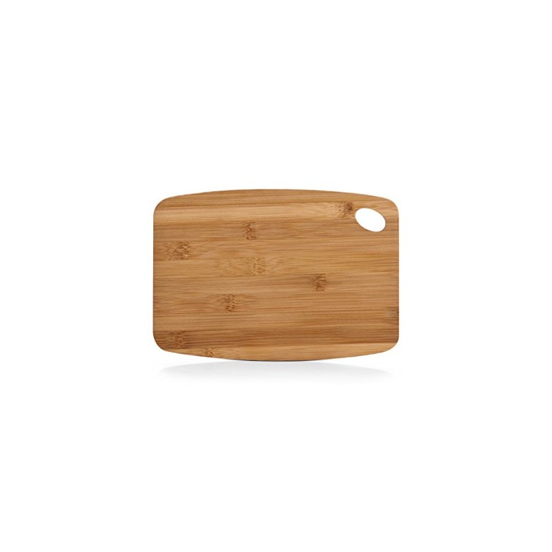 Zeller Cutting Board of Bamboo 26,5x18,5x0,8cm, Beige, 26.5 x 18.5