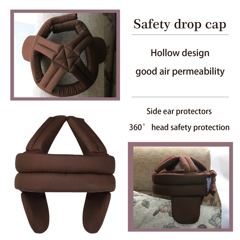 Elderly Anti-Fall Helmet Head Protection Hat Breathable Head Soft Sponge