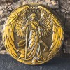 LZWIN The Archangel Saint Michael Christian Challenge Coin - 1.57
