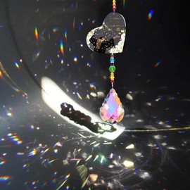 Graduation Sun Catcher Gifts, Grad Suncatcher Stone Spiritual Gift, Rainbow Maker Hang for Window Home Decor Car Charms Graduation Gifts for Her