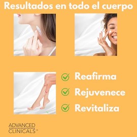 ADVANCED CLINICALS CREMA CORPORAL RETINOL REAFIRMANTE CON VITAMINA E, TE VERDE Y ALOE VERA 454GR