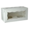 Bakery Direct 10 x White Cupcake Boxes 2 Hole/Cavity Insert