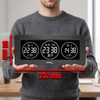 Technoline Digital World Time Clock, 3 Time Displays, Freely Programmable