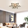 Garwarm LED Ceiling Light, Dimmable Modern Flower Shape Flush Mount