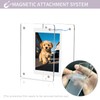 MaehSab 16 Pack Acrylic Refrigerator Magnet Picture Frames, High Transparency