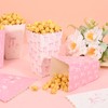 Sanixin 16 Pcs Pink Bow Popcorn Boxes Coquette Bowknot Popcorn