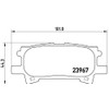Brembo P 83 068 Bremsbelagsatz, Scheibenbremse - (4-teilig)