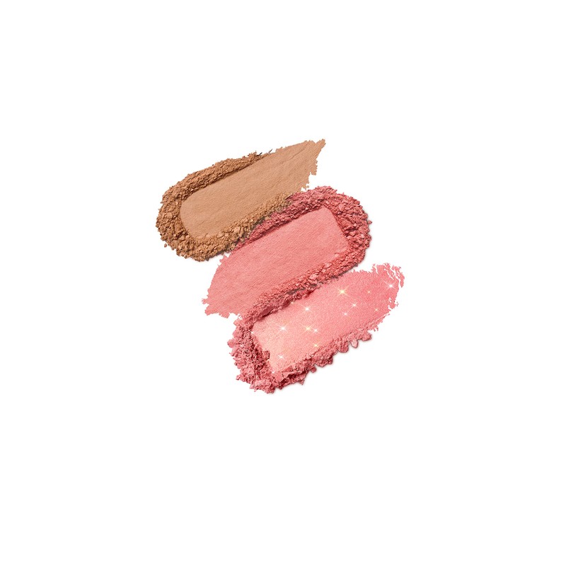 KIKO Milano Multi Finish Trio Blush & Bronzer Palette 01