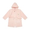 Steiff Unisex Kinder Basic Bademantel, SILVER PINK, 116 EU