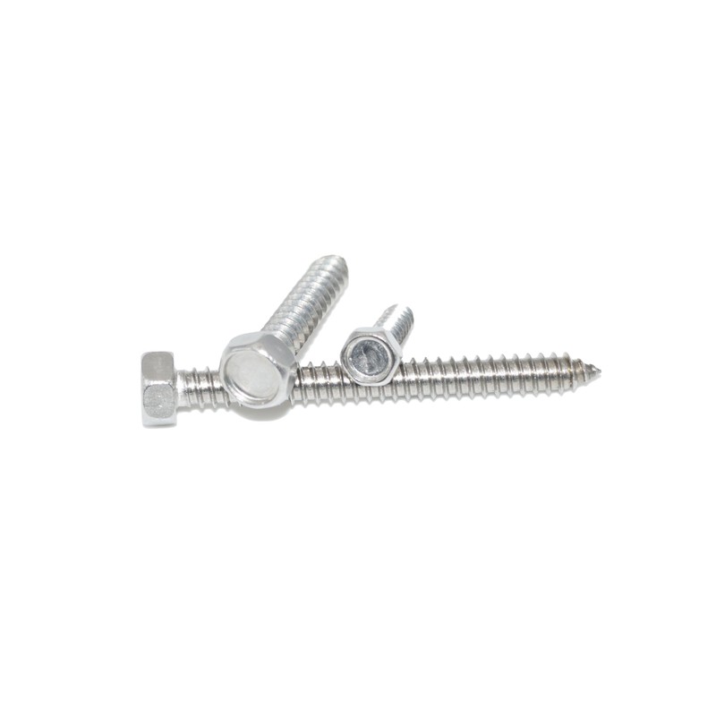 Hexagon Tapping Screws 8 x 25 Pack of 6 Stainless