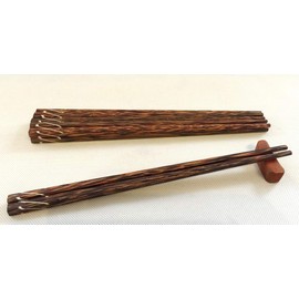 Vietnamese Coconut Wood Chopsticks with Decoration