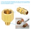 Patikil 3/8" Female x 1/4" Male Flare Connectors, SAE 45