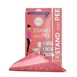 PINDIA Stand and Pee Portable Female Urination Device | Recyclable Disposable Urinal Funnel | Travel, Camping, Hiking and Outdoor Activities | Compact Stand and Pee Funnel for Women, Girls (20)