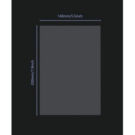 5 láminas de liberación FEP, para impresora 3D Anycubic Photon Mono 4K/Photon (S)/Photon Mono SE/ELEGOO Mars, hoja de repuesto FEP 200 x 140 x 0.15 mm