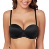 Exclare Women's Push Up Underwire Strapless Multiway Thick Padded Underwire