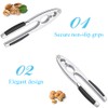 oujilet Nutcracker Pecan Cracker Nut Opener Lobster Cracker with Non