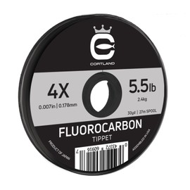 Cortland Fluorocarbon Tippet (4X - 5.5lb / 30yd)