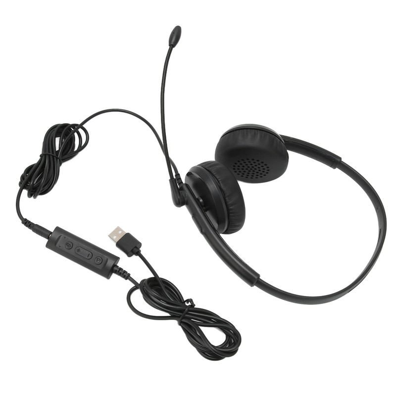 XD1000 USB Headset 3.5mm Noise Reduction Mic Customer Service Headset