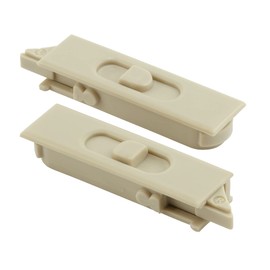 Prime-Line F 2932 Window Tilt Latch, Injected Molded Plastic, Fits Silverline Windows, Blue White Color, Left and Right Hand Latches, Fasteners Not Required (1 Pair)