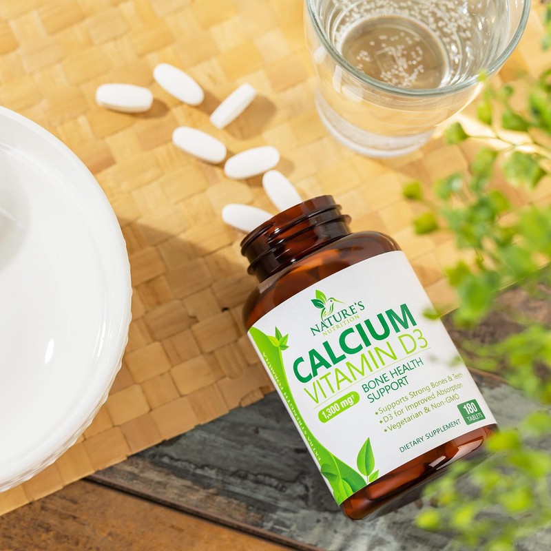 Calcium Supplement 1200 mg - with Vitamin D3 for Best