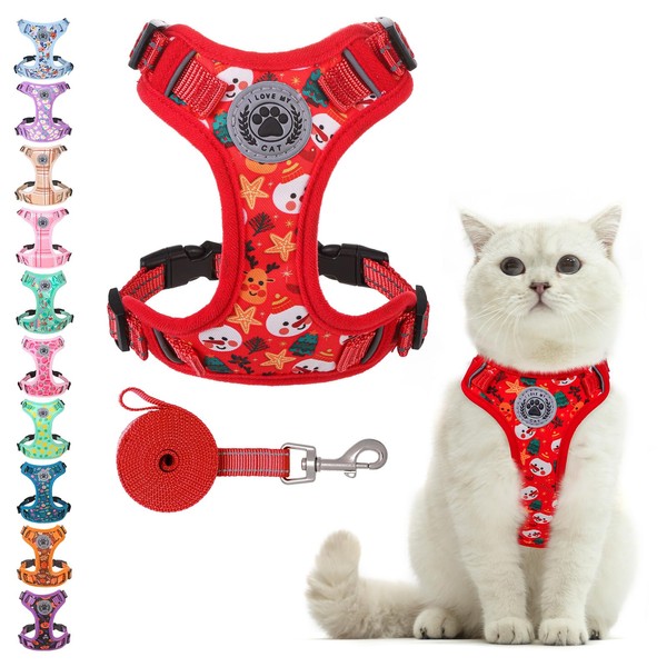 BEAUTYZOO Cat Harness and Leash Set for Walking Escape Proof,