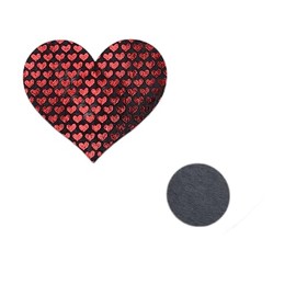 FoxYaye Heart Nipple Pasties - Heart Filled Love Sexy Raunchy Covers, Explicit Unisex Nippleless, Self Adhesive Breast Cover Cross Soft Lightweight Breathable Fashion Secret Green