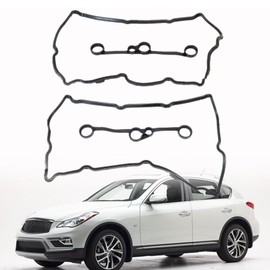 Priprilod Engine Valve Cover Gasket Set fit for Infiniti QX50 QX70 2014-2017，G37 2019-2013，Q40 Q50 2014 2015，Q60 2014-2017，EX37 2013，Nissan 370Z FX37 M37 Q70 Q70L 2009-2020#13270-EY01A 13270-EY01B