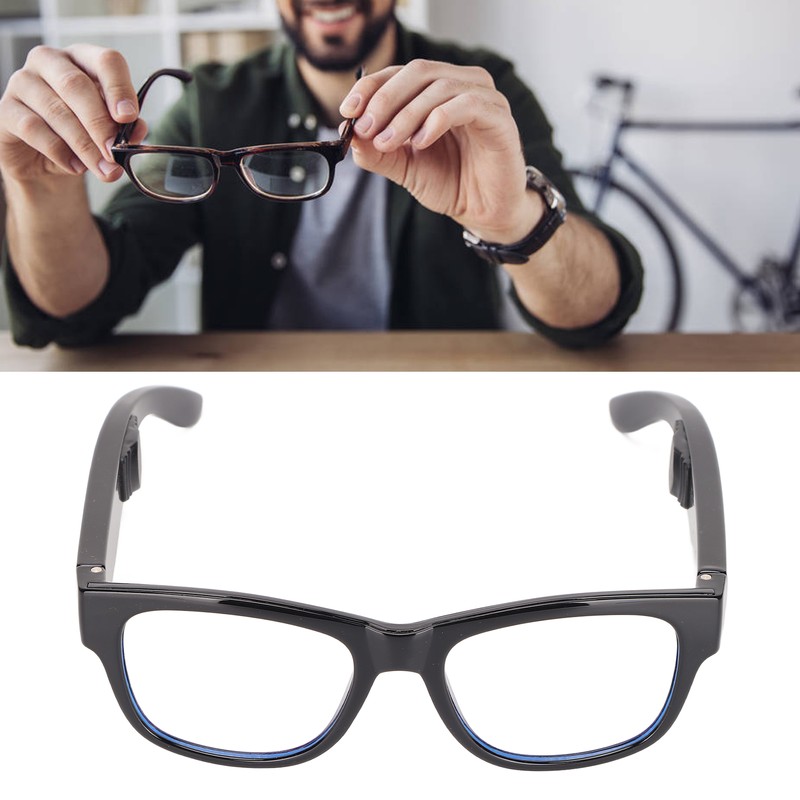 Smart Sunglasses Multifunctional Wireless Bluetooth Sunglasses for PC Laptop ComputerWhite