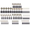 60Pcs Electric Motor Carbon Brushes, 10 Different Sizes Motor Carbon