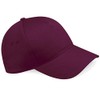 Beechfield Ultimate 5 Panel Cap, B15 - burgundy