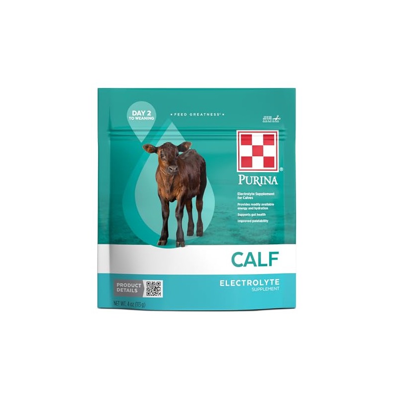 Purina® Calf Electrolyte | 4 Ounce (4 OZ) Pouch